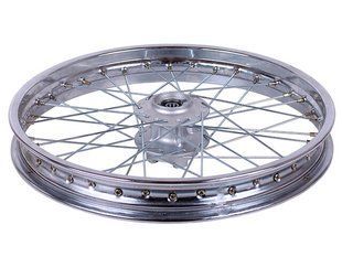 Диск передний TT AGRO MOTO 19*1.85J хром на мотоцикл XY250GY-9А, хром 43042 фото