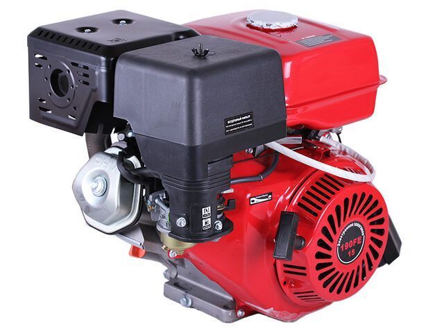 Двигатель бензиновый с электростартером 190FE TT AGRO MOTO (с выходом вала под шпонку, 25 мм) 15 л.с. 5548 фото