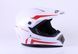 Шлем для мотоцикла, скутера MD-905 VIRTUE кроссовый (бело-красный, size L) 2459 фото 3