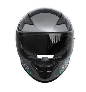 Шолом 800 Racing 269 сірий з графікою глянсовий size L-TTG 14612 фото