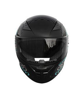 Шолом 800 Racing 269 чорний з графікою матовий size M - TTG 14614 фото